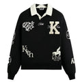 Kith Nelson Collared Rugby Pullover Black